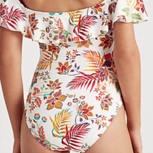 Ralph Lauren Off the Shoulder One Piece Swimsuit - Picture 3 of 4